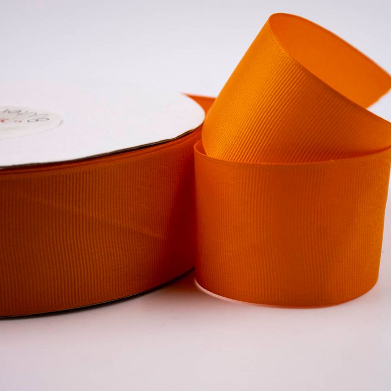 FITA-DE-GORGURAO-LISA-40MM-EM-POLIESTER-COM-45-METROS-208---LARANJA-Z8