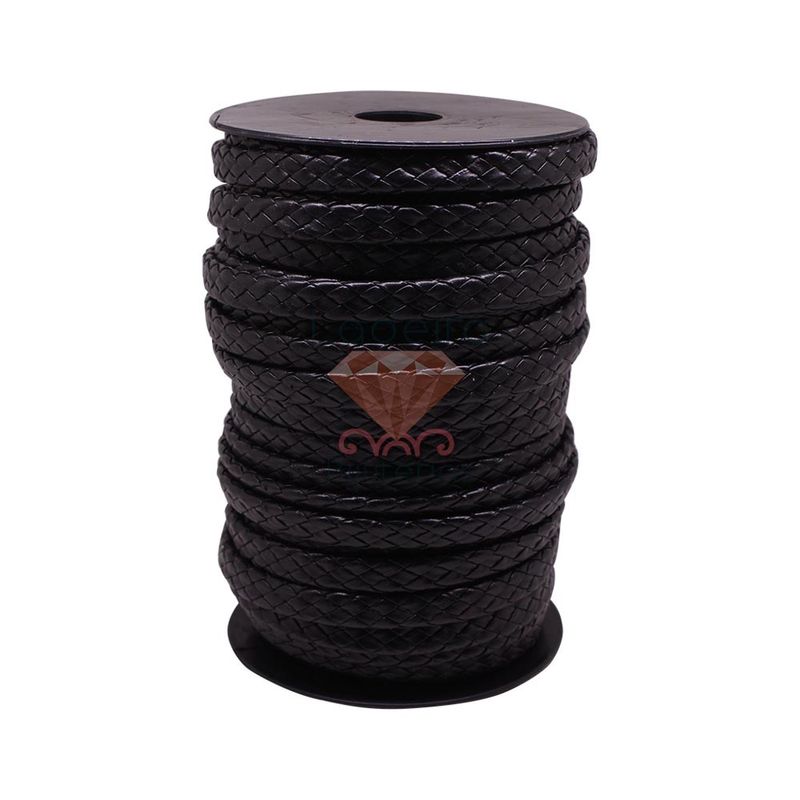 CARRETEL-DE-COURO-TRANCADO-CHATO-SINTETICO-10MM-COM-25-METROS-1090C---PRETO