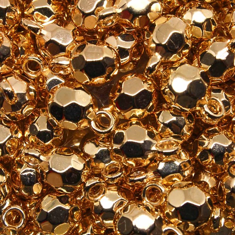 PINGENTE-BOLA-SEXTAVADA-11X08MM-EM-ABS-COM-250GR---073---DOURADO-073
