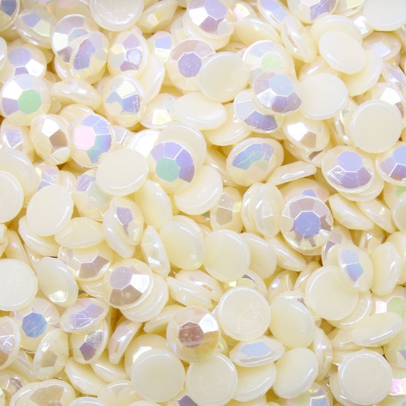 CHATON-PARA-COLAGEM-MEIA-BOLA-SEXTAVADA-IRISADA-06MM-COM-250GR-605AB---CREME-605AB