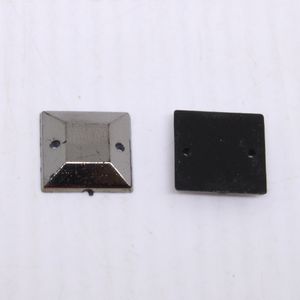 CHATON PARA COSTURA QUADRADO 12X12MM EM ACRILICO COM 500 PEÇAS