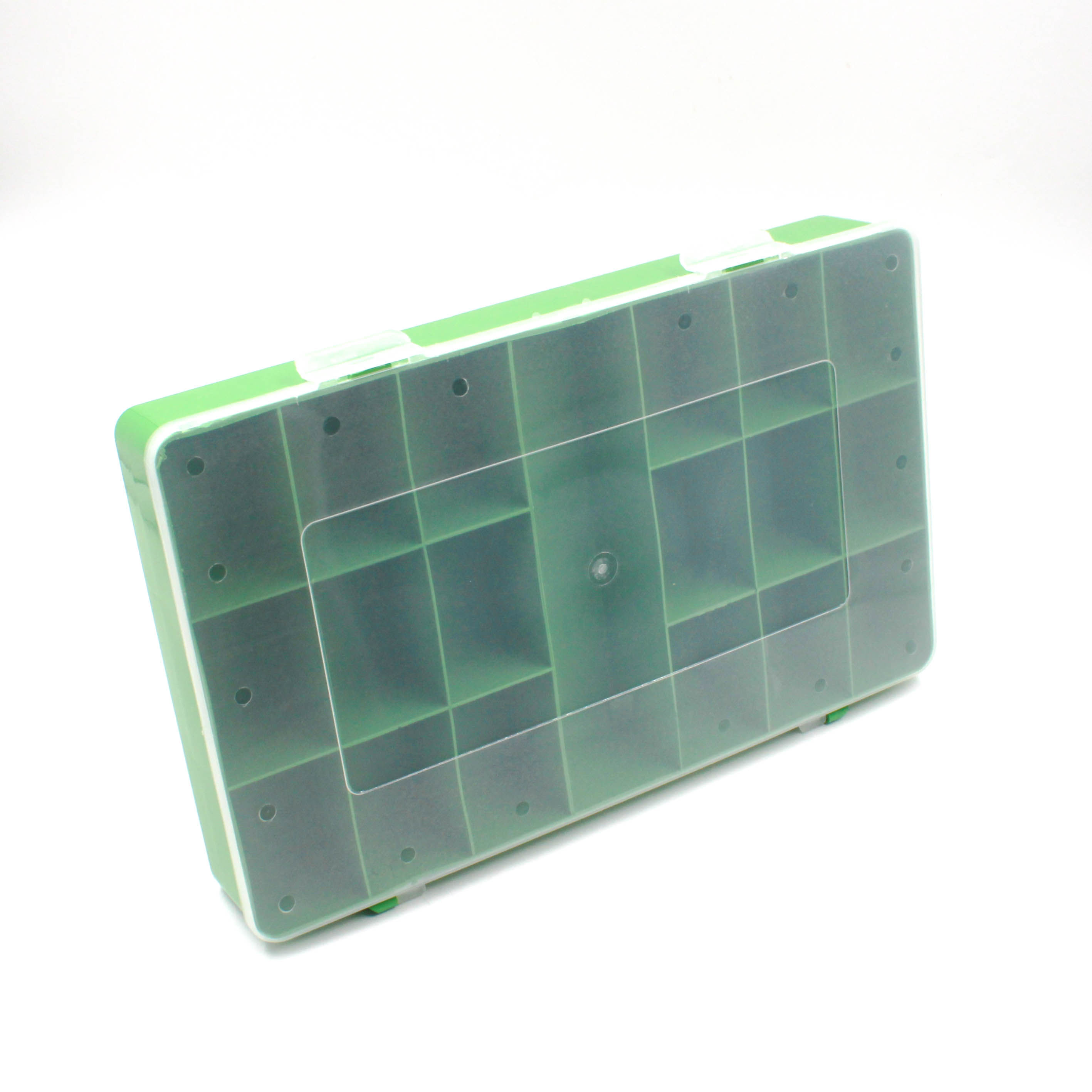 CAIXA-MULTIUSO-GRANDE-18X30-EM-PLASTICO-COM-19-DIVISORIAS---205---VERDE-Z5